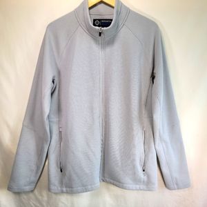 Mondetta Outdoor Project Men's Zip Waffle Knit Long Sleeve Jacket